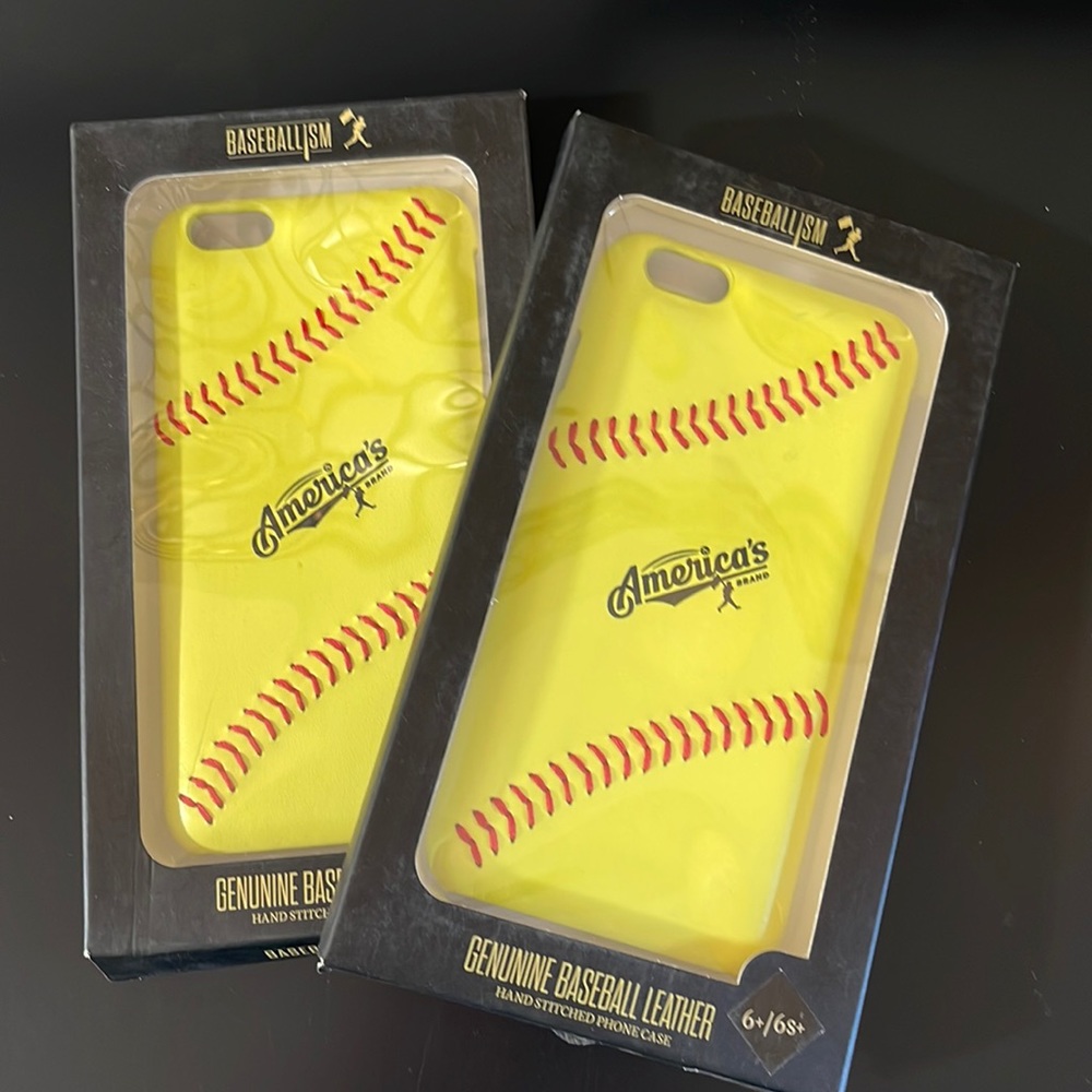 iPhone 6+ / 6S+ Baseball Leather Case